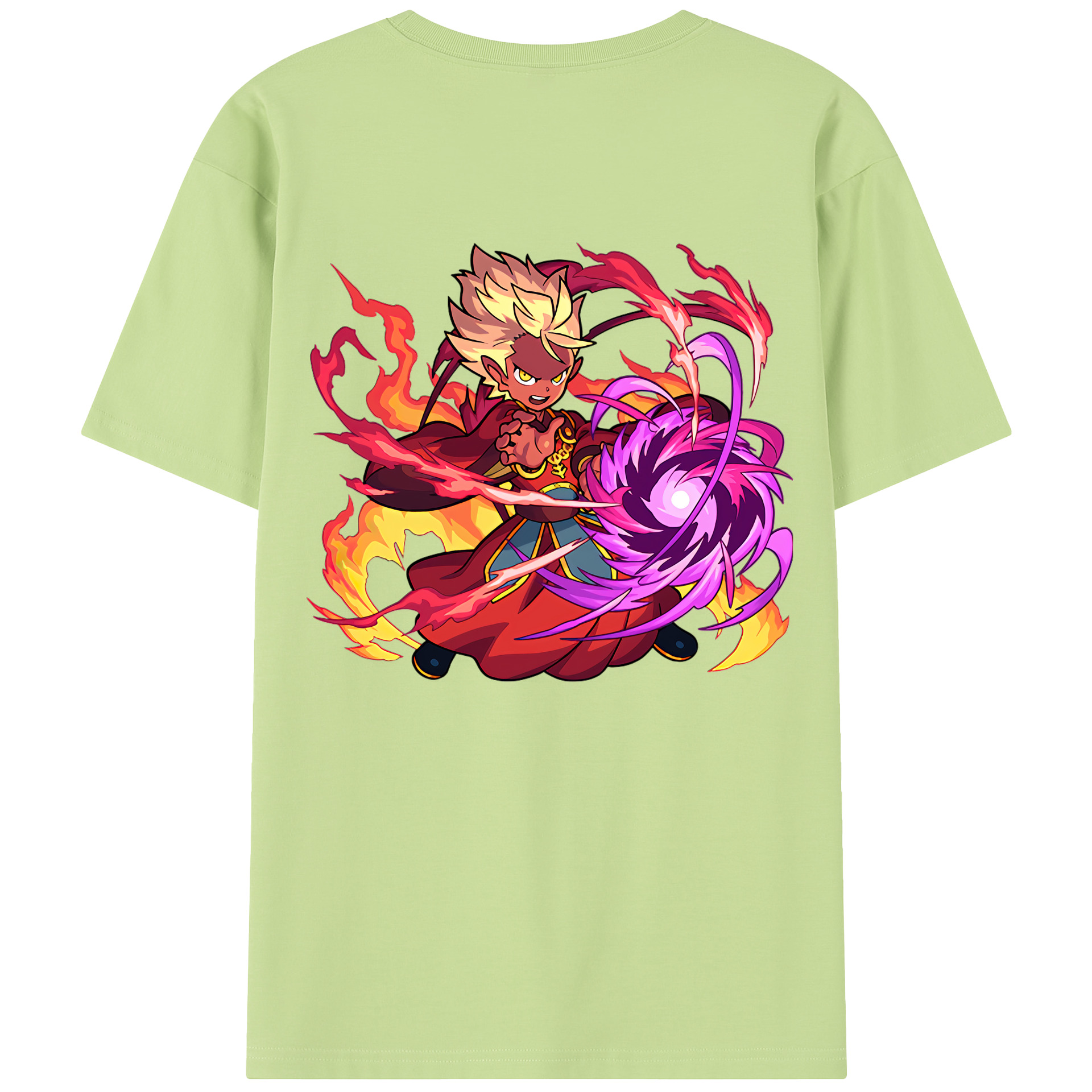（画像用） 妖怪ウォッチ Yo-kai Watch 綿100％半袖Tシャツ（背面プリント）